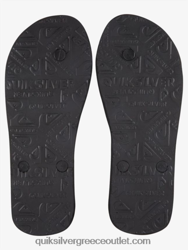 σαγιονάρες μολόκαι πέντε-ο Quiksilver άνδρες 66LP841857 μαύρο/πορτοκαλί/πράσινο