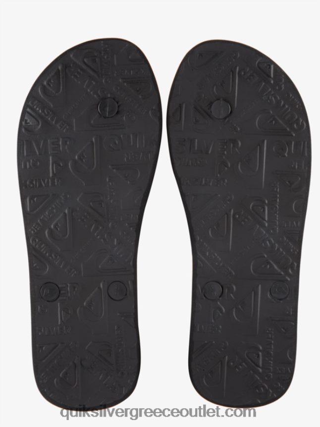 σαγιονάρες μολόκαι πέντε-ο Quiksilver άνδρες 66LP841858 μαύρο/πράσινο