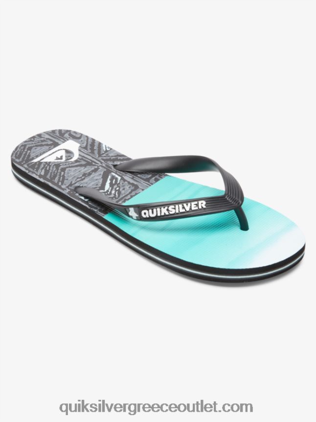 σαγιονάρες μολόκαι πέντε-ο Quiksilver άνδρες 66LP841859 Μαύρο μπλε