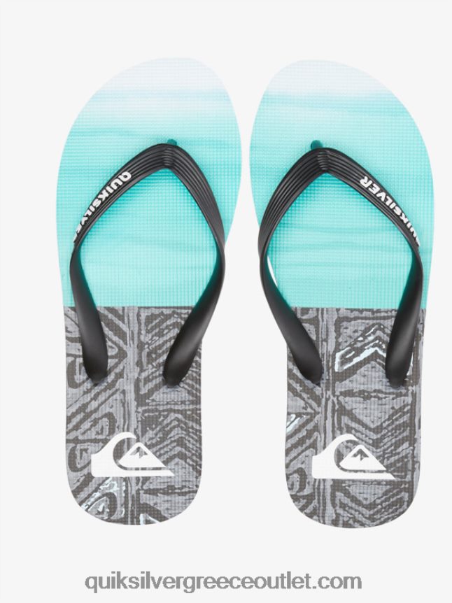 σαγιονάρες μολόκαι πέντε-ο Quiksilver άνδρες 66LP841859 Μαύρο μπλε