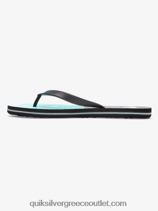 σαγιονάρες μολόκαι πέντε-ο Quiksilver άνδρες 66LP841859 Μαύρο μπλε