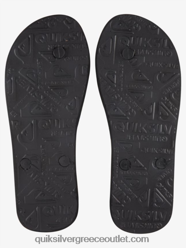 σαγιονάρες μολόκαι πέντε-ο Quiksilver άνδρες 66LP841859 Μαύρο μπλε