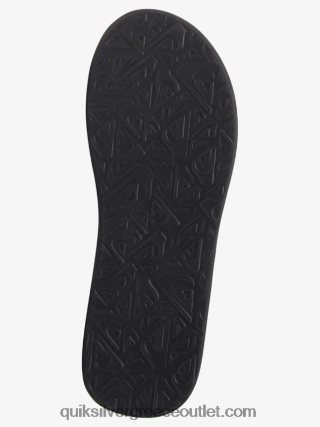 σανδάλια με στάμπα καρβερ Quiksilver άνδρες 66LP84611 Μαύρο μπλε