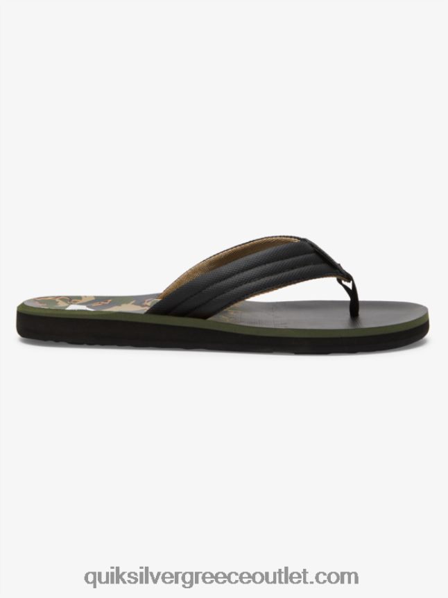 σανδάλια με στάμπα καρβερ Quiksilver άνδρες 66LP84613 πράσινο 1