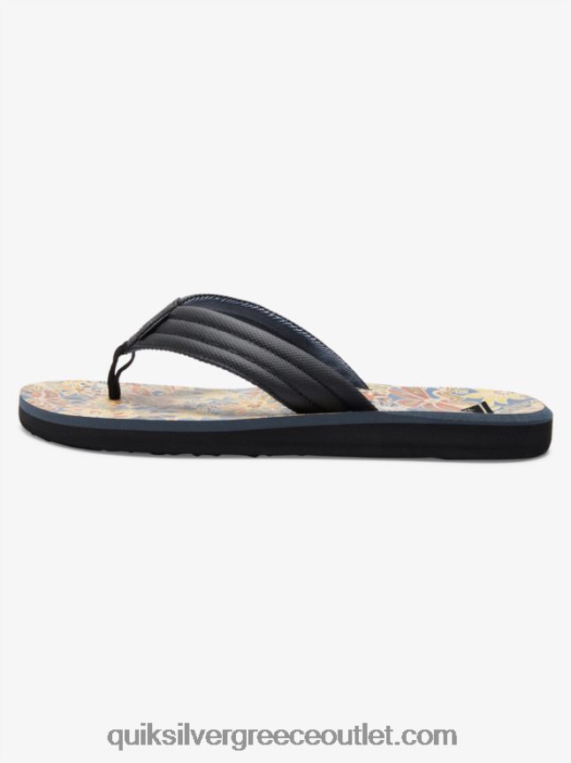 σανδάλια με στάμπα καρβερ Quiksilver άνδρες 66LP84615 μαύρο/μπλε/γκρι