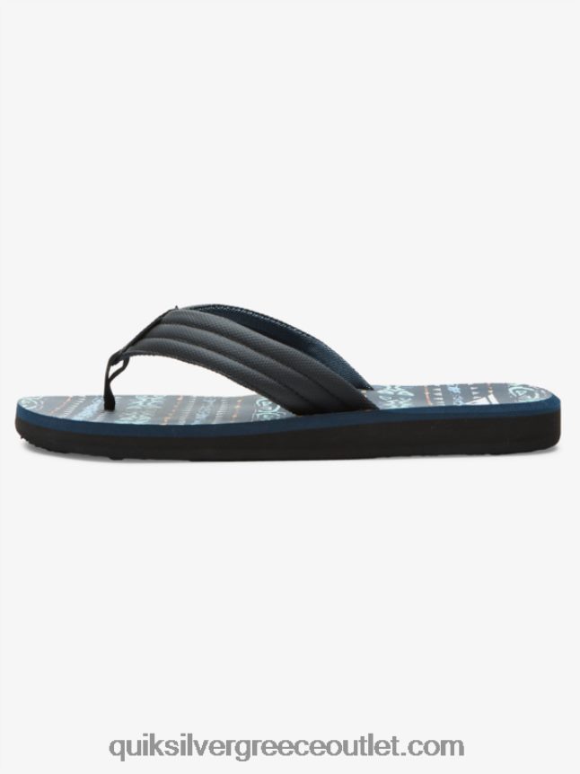 σανδάλια με στάμπα καρβερ Quiksilver άνδρες 66LP84616 μπλε μαύρο