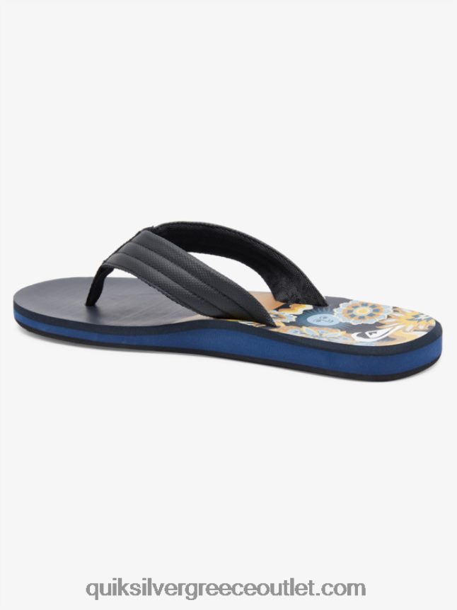 σανδάλια με στάμπα καρβερ Quiksilver άνδρες 66LP84617 καφέ 1