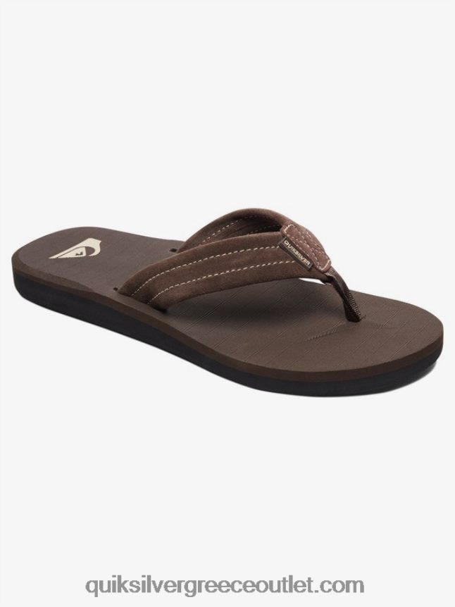 δερμάτινα πέδιλα από καστόρι carver Quiksilver άνδρες 66LP841631 demitasse - στερεό