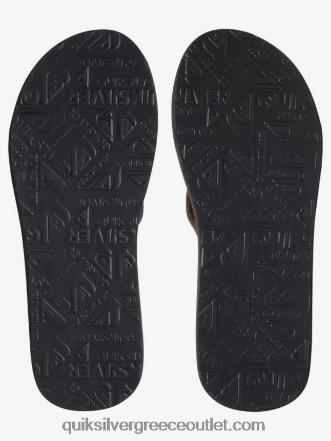 δερμάτινα πέδιλα από καστόρι carver Quiksilver άνδρες 66LP841631 demitasse - στερεό