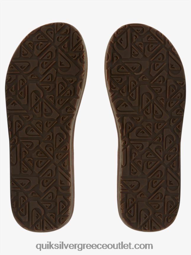 σανδάλια με πυρήνα από σουέντ carver Quiksilver άνδρες 66LP84874 μαύρισμα 1