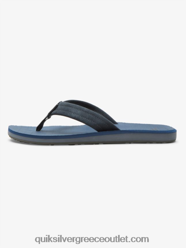 σανδάλια με πυρήνα από σουέντ carver Quiksilver άνδρες 66LP84878 μπλε 1