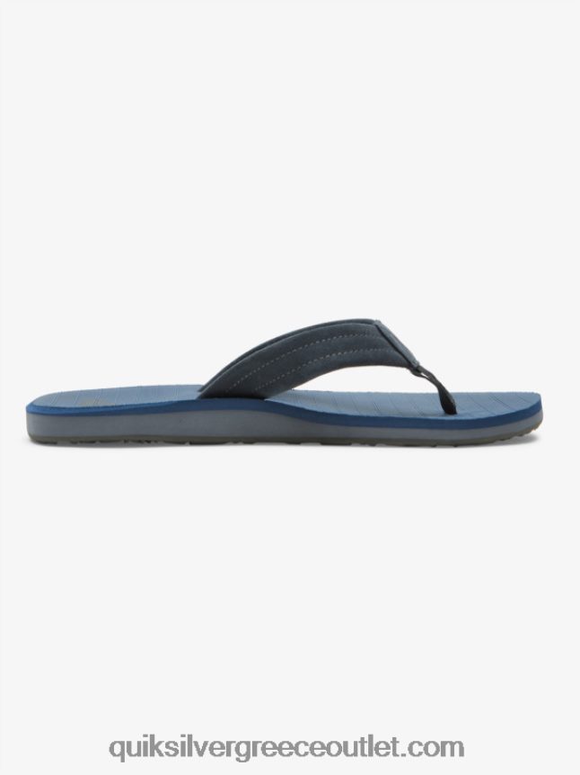 σανδάλια με πυρήνα από σουέντ carver Quiksilver άνδρες 66LP84878 μπλε 1
