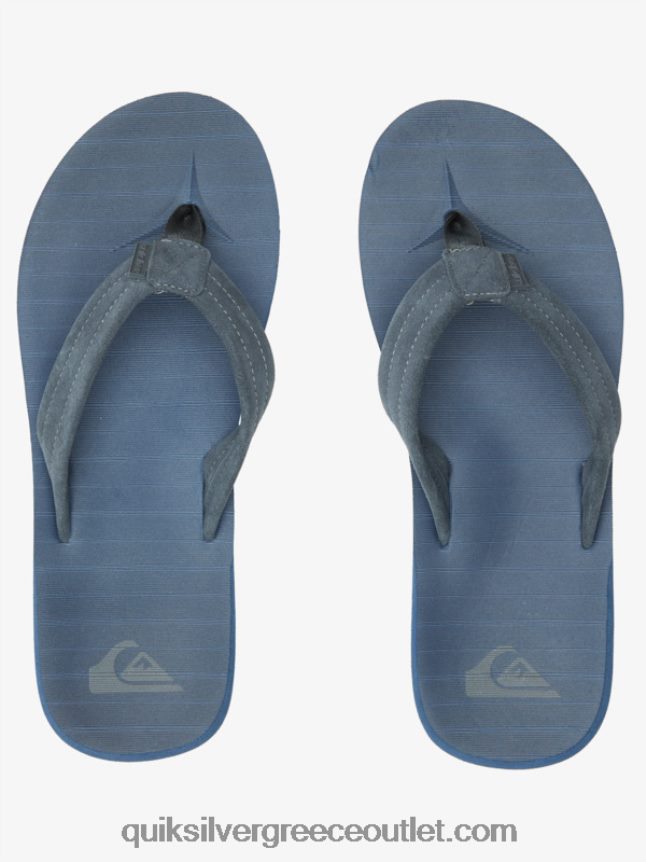 σανδάλια με πυρήνα από σουέντ carver Quiksilver άνδρες 66LP84878 μπλε 1