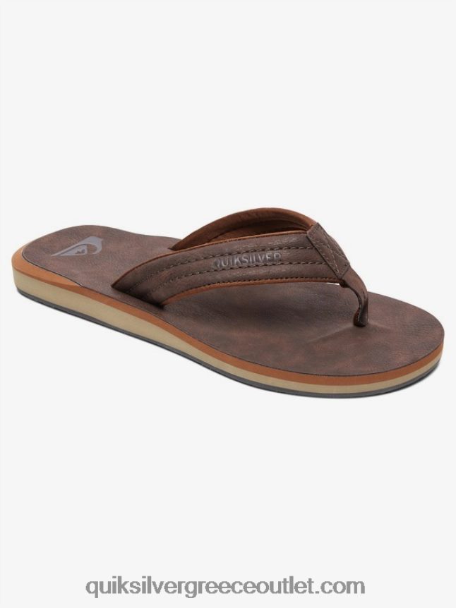 σανδάλια carver nubuck Quiksilver άνδρες 66LP84919 demitasse - στερεό