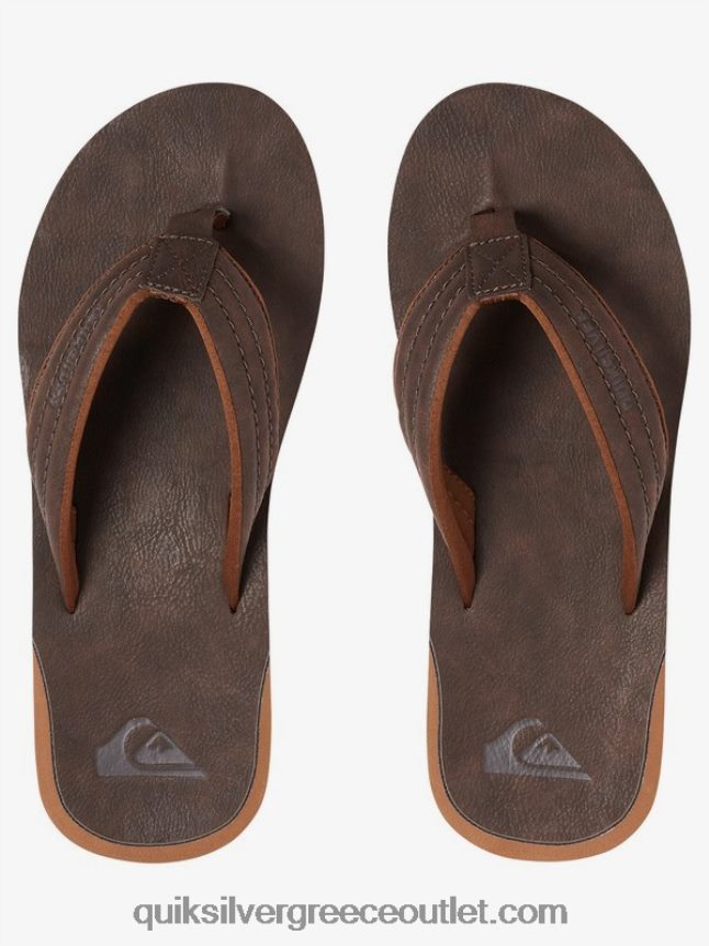 σανδάλια carver nubuck Quiksilver άνδρες 66LP84919 demitasse - στερεό