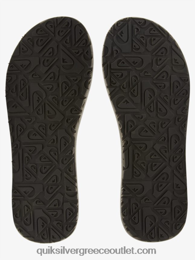 σανδάλια carver squish luxe Quiksilver άνδρες 66LP841830 μαύρο/γκρι