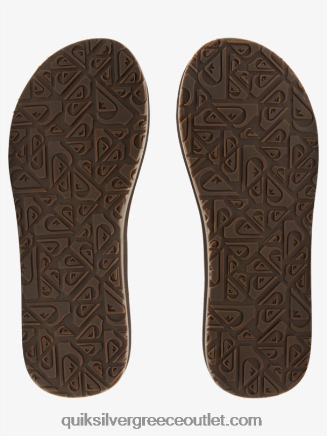 σανδάλια carver squish luxe Quiksilver άνδρες 66LP841831 καφέ