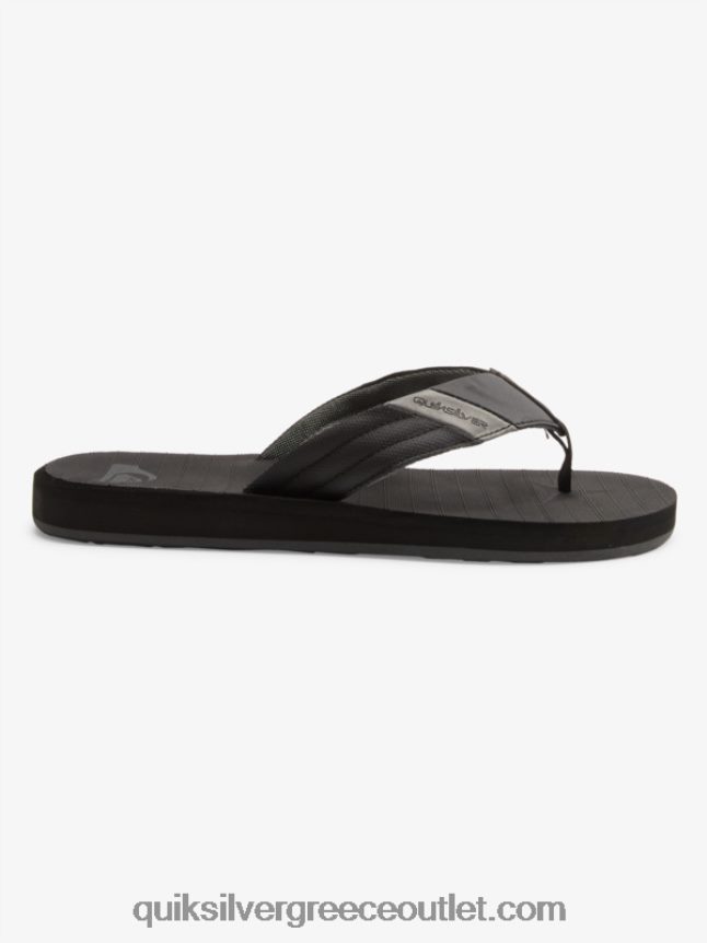 σανδάλια carver tropics Quiksilver άνδρες 66LP841296 μαύρο/γκρι