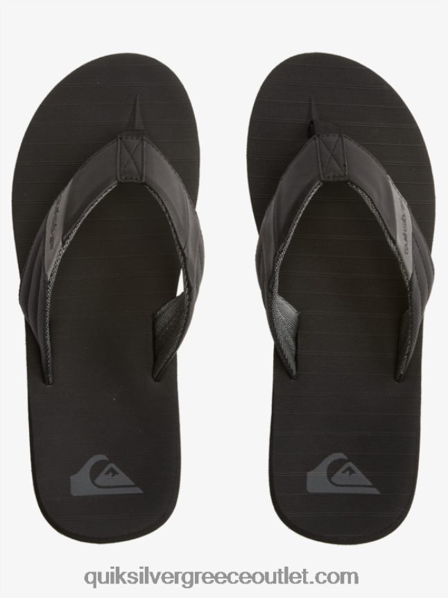 σανδάλια carver tropics Quiksilver άνδρες 66LP841296 μαύρο/γκρι