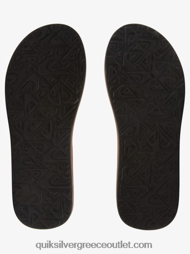 σανδάλια carver tropics Quiksilver άνδρες 66LP841297 καφέ/μαύρο