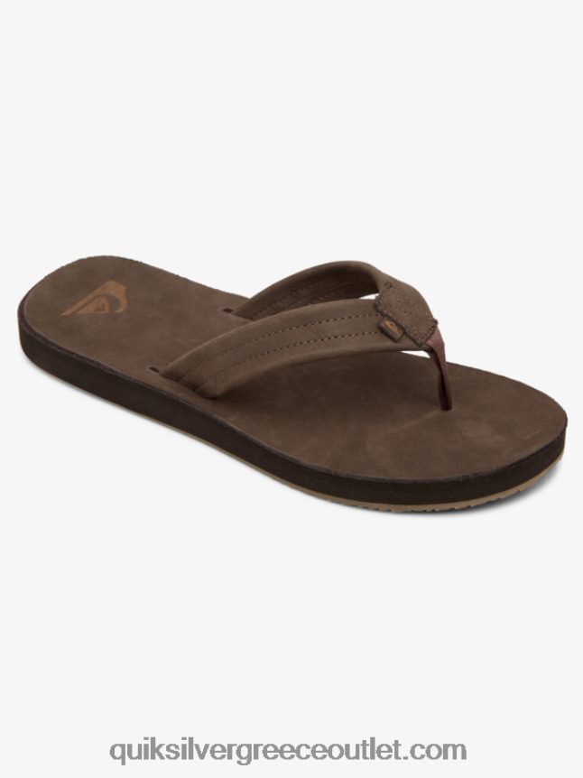 δερμάτινα σανδάλια erreka Quiksilver άνδρες 66LP841185 καφέ