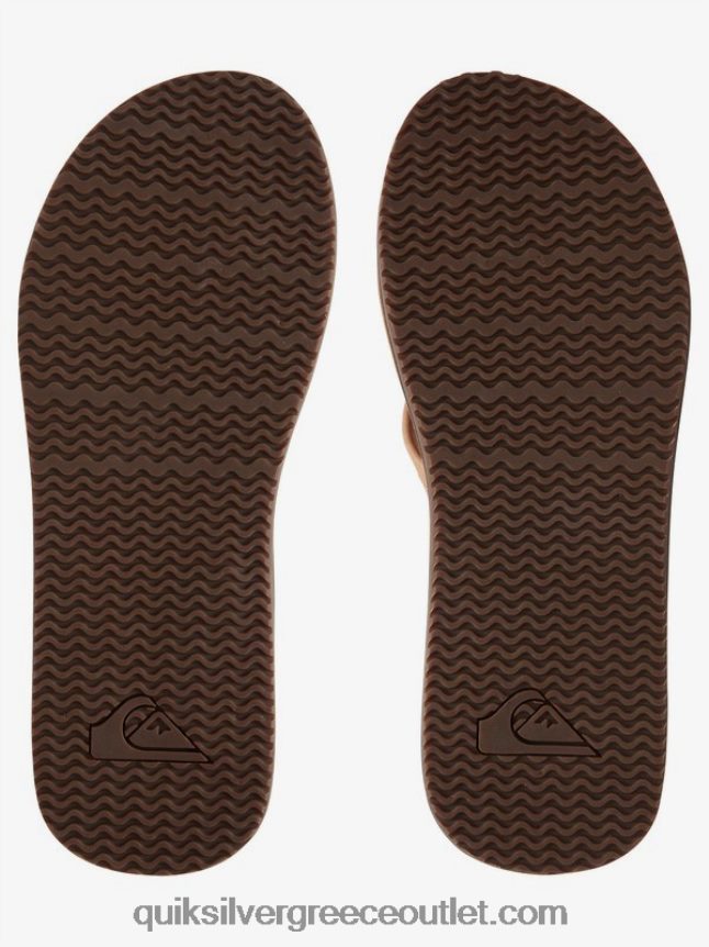 δερμάτινα σανδάλια erreka Quiksilver άνδρες 66LP841186 μαύρισμα - στερεό