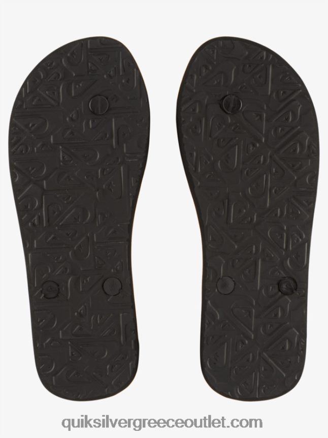 Σαγιονάρες τέχνης gregg kaplan molokai Quiksilver άνδρες 66LP84524 μαύρο/μπλε/πράσινο