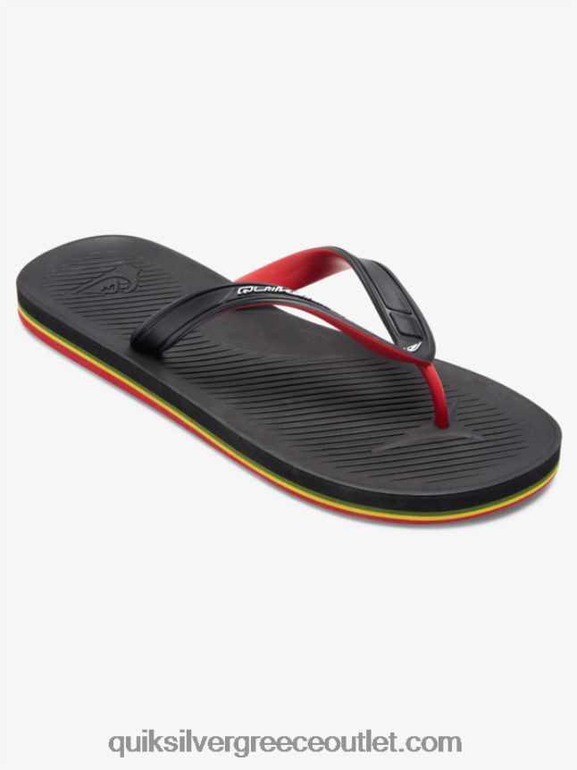 σαγιονάρες πυρήνα haleiwa Quiksilver άνδρες 66LP84949 μαύρος