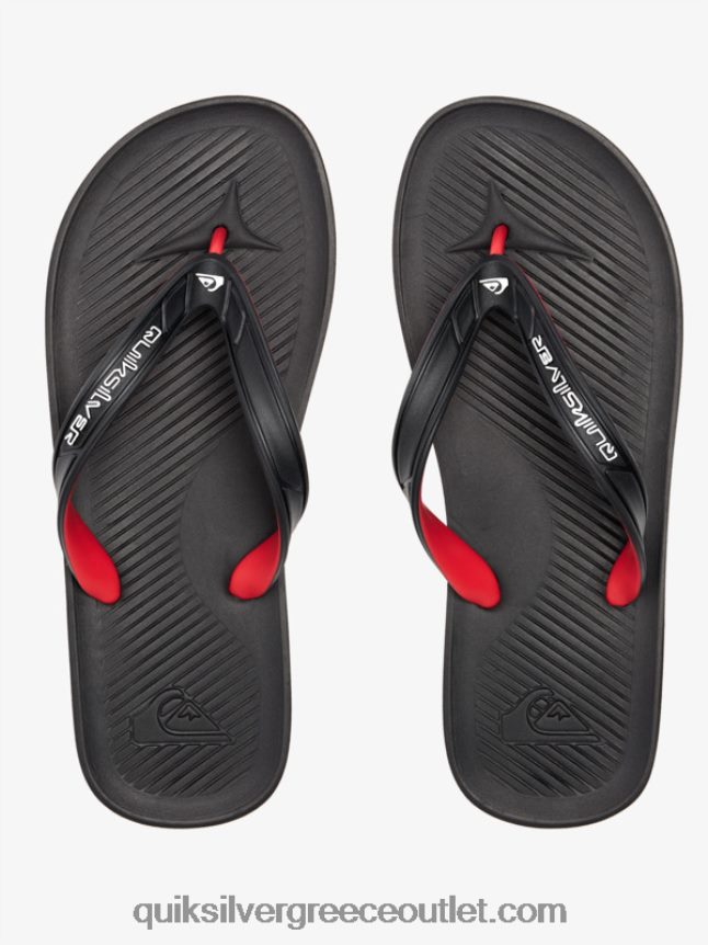σαγιονάρες πυρήνα haleiwa Quiksilver άνδρες 66LP84949 μαύρος
