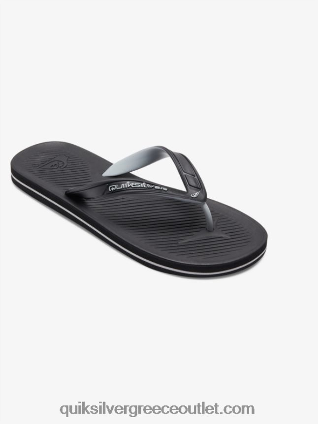 σαγιονάρες πυρήνα haleiwa Quiksilver άνδρες 66LP84951 μαύρος