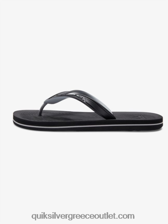 σαγιονάρες πυρήνα haleiwa Quiksilver άνδρες 66LP84951 μαύρος