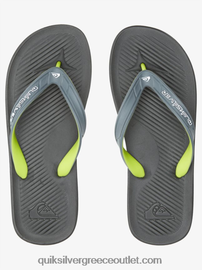σαγιονάρες πυρήνα haleiwa Quiksilver άνδρες 66LP84953 γκρι 1