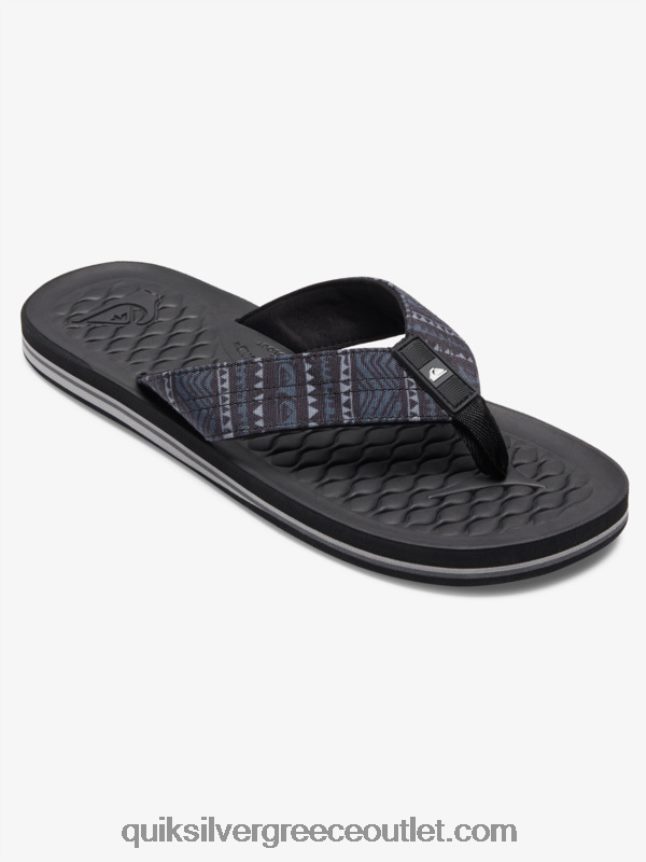 σαγιονάρες lanai Quiksilver άνδρες 66LP841792 μαύρος