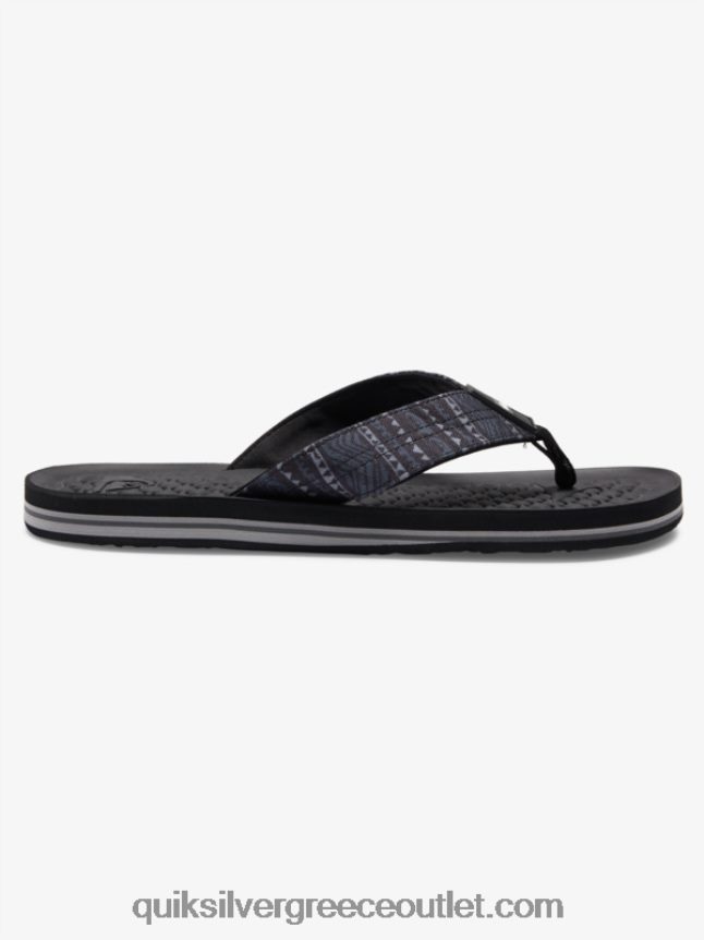 σαγιονάρες lanai Quiksilver άνδρες 66LP841792 μαύρος