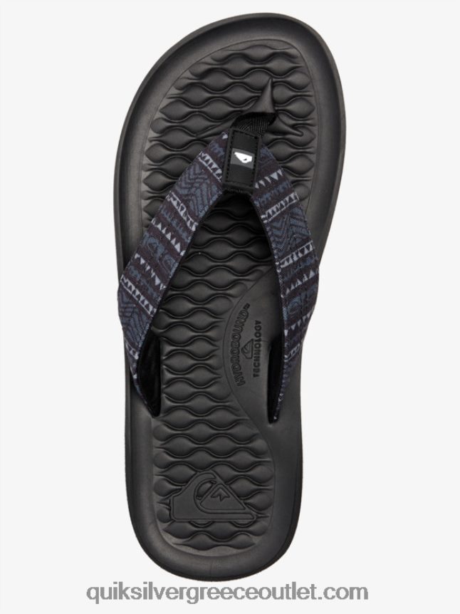 σαγιονάρες lanai Quiksilver άνδρες 66LP841792 μαύρος