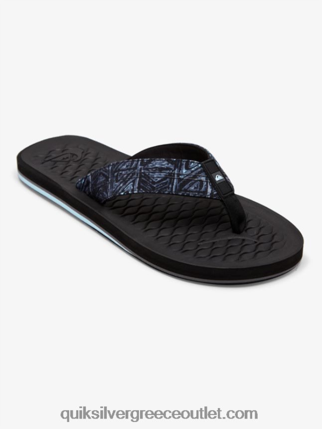σαγιονάρες lanai Quiksilver άνδρες 66LP841793 μαύρος