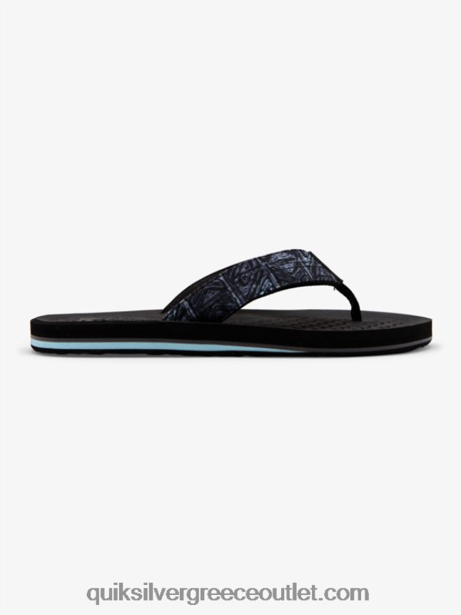 σαγιονάρες lanai Quiksilver άνδρες 66LP841793 μαύρος