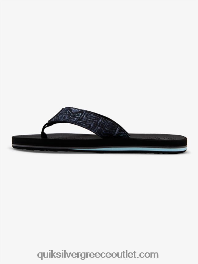 σαγιονάρες lanai Quiksilver άνδρες 66LP841793 μαύρος