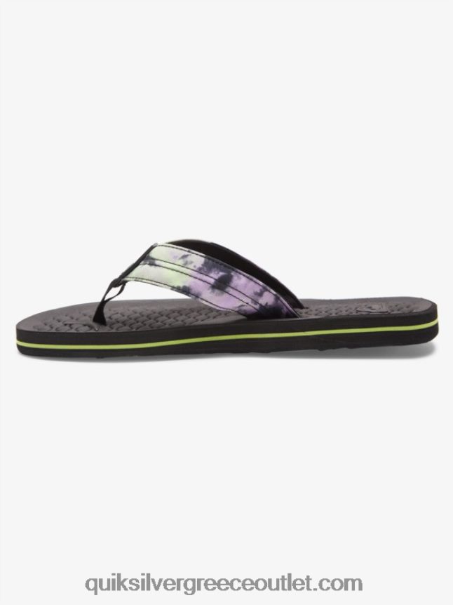 σαγιονάρες lanai Quiksilver άνδρες 66LP841794 μαύρος