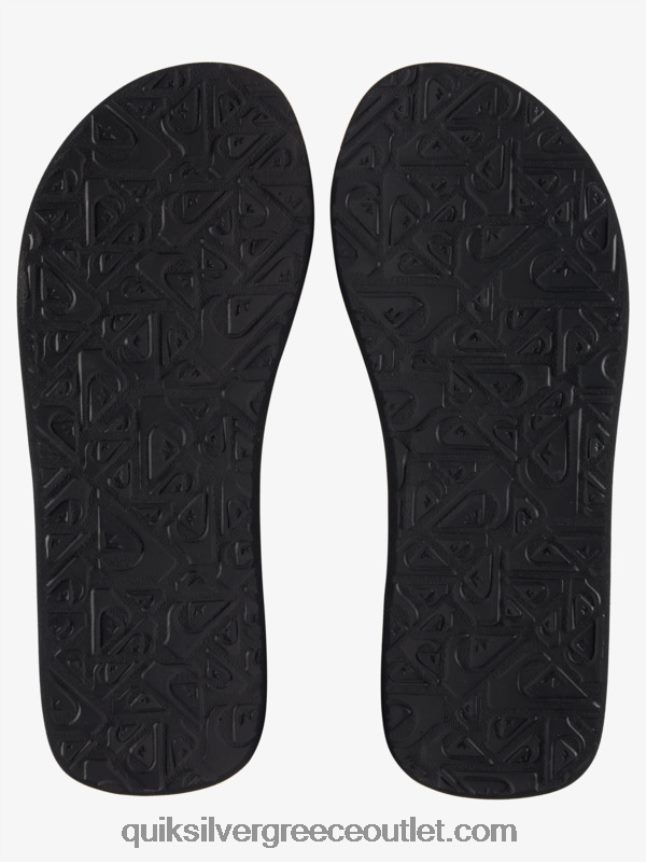 σανδάλια layback molokai Quiksilver άνδρες 66LP841249 μαύρο άσπρο