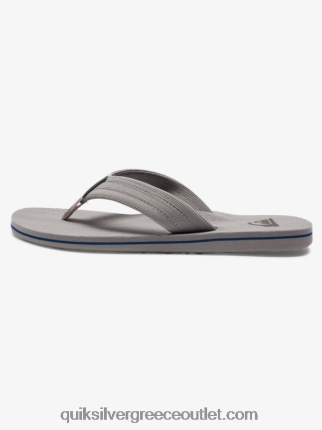 σανδάλια layback molokai Quiksilver άνδρες 66LP841250 γκρι/λευκό