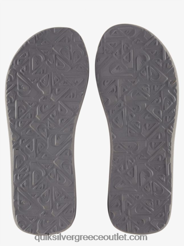 σανδάλια layback molokai Quiksilver άνδρες 66LP841250 γκρι/λευκό