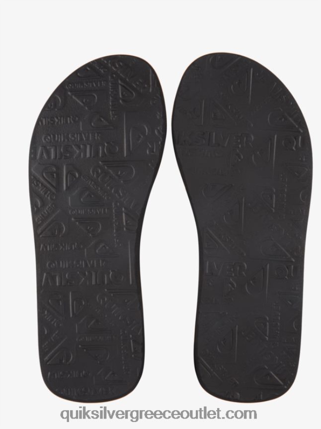 σανδάλια layback molokai Quiksilver άνδρες 66LP841832 Μαύρο μπλε