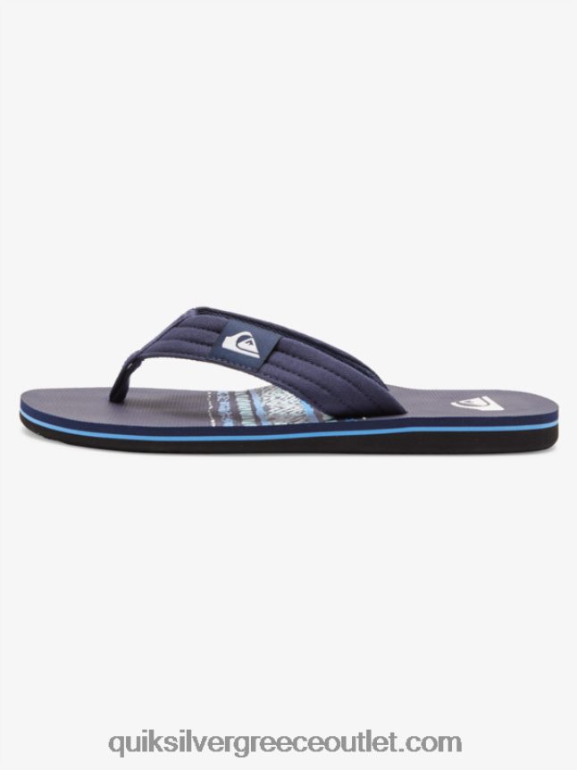 σανδάλια layback molokai Quiksilver άνδρες 66LP84492 μπλε 2