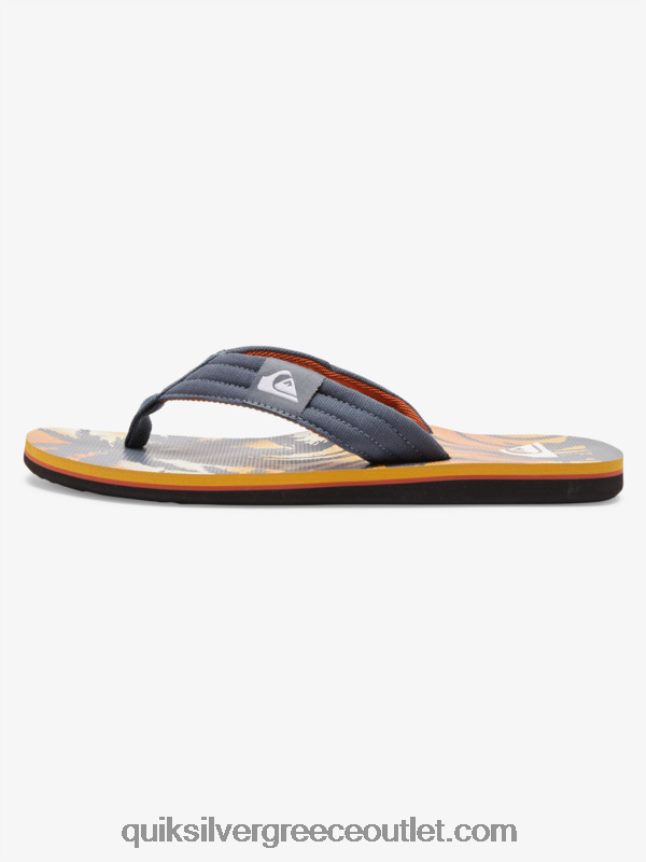 σανδάλια layback molokai Quiksilver άνδρες 66LP84493 γκρι 1