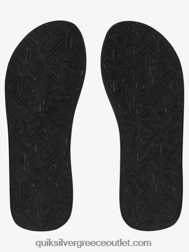 σανδάλια layback molokai Quiksilver άνδρες 66LP84496 μαύρο/πράσινο/μπλε