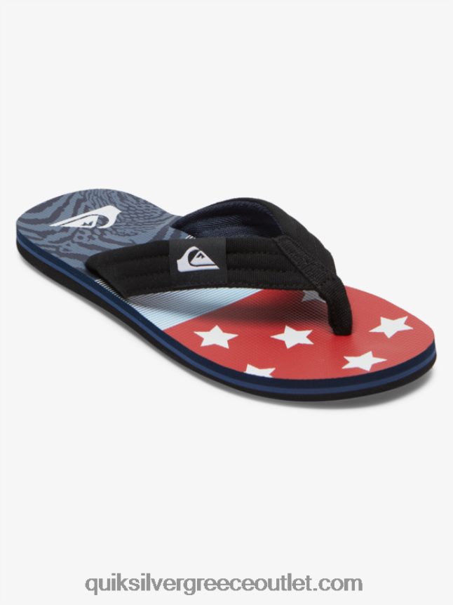σανδάλια layback molokai Quiksilver άνδρες 66LP84497 μπλε 1