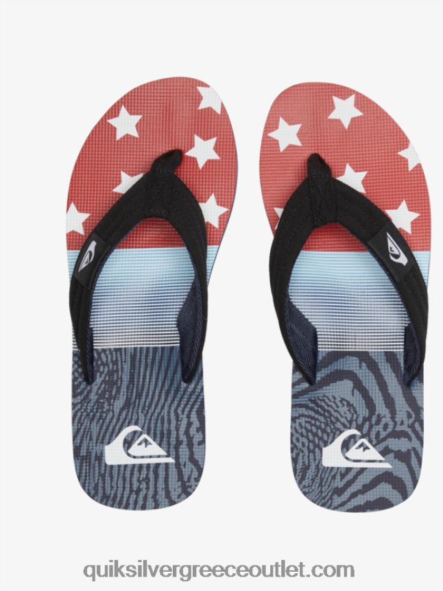 σανδάλια layback molokai Quiksilver άνδρες 66LP84497 μπλε 1