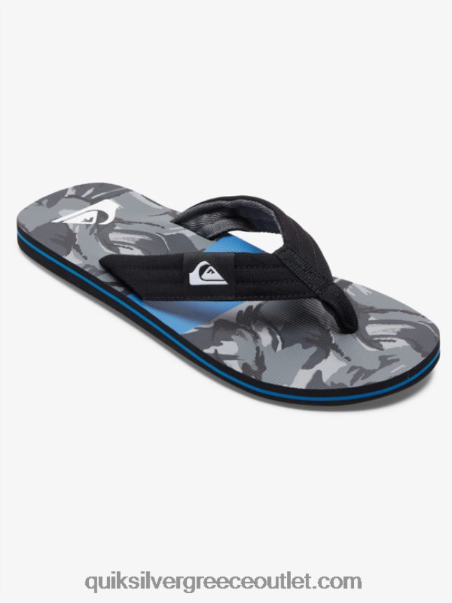 σανδάλια layback molokai Quiksilver άνδρες 66LP84500 μαύρο/γκρι