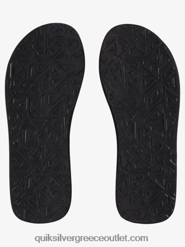 σανδάλια layback molokai Quiksilver άνδρες 66LP84500 μαύρο/γκρι